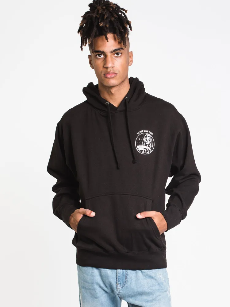 LAST CALL POUR PULLOVER HOODIE - BLACK CLEARANCE