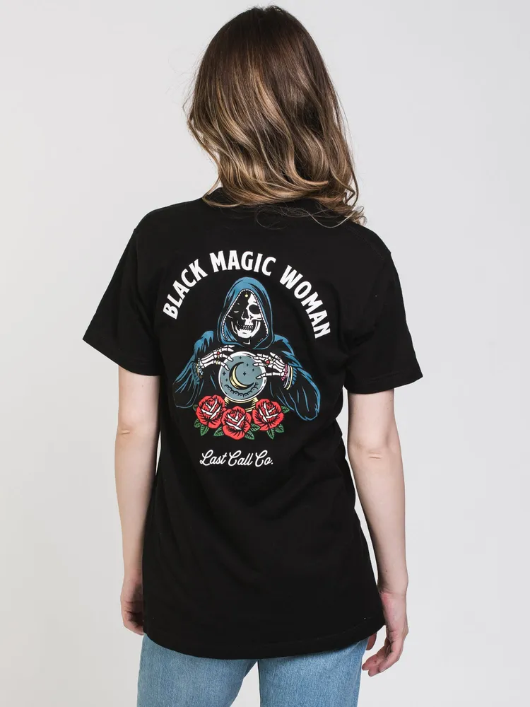 LAST CALL BLACK MAGIC SHORT SLEEVE GRAPHIC TEE - CLEARANCE