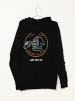 LAST CALL DRINK SLOW PULLOVER HOODIE- BLACK - CLEARANCE