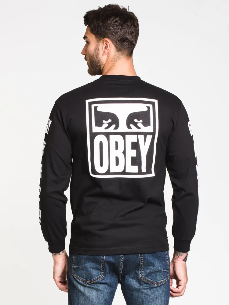 VISION OF OBEY LONG SLEEVE T-SHIRT - CLEARANCE