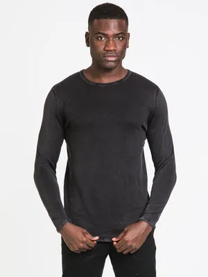 ONLY GARSON LONG SLEEVE CURVED CREW - CLEARANCE