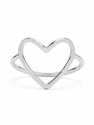 PURA VIDA BIG HEART BAND RING