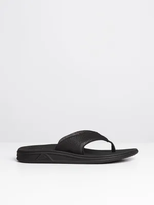 MENS REEF ROVER BLACK SANDALS - CLEARANCE