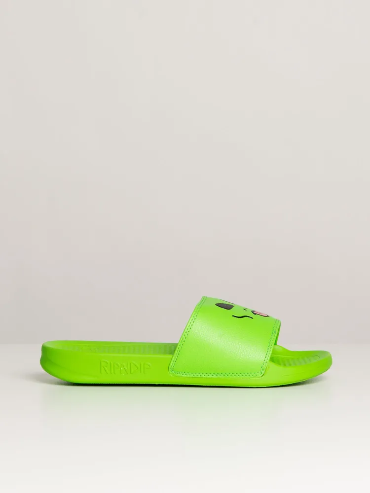 MENS RIP N DIP LORD ALIEN FACE SLIDE SANDALS - CLEARANCE