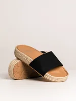 WOMENS ROXY SLIPPY ESPADRILLE SLIDE SANDAL