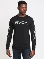 BIG RVCA LONG SLEEVE TEE - CLEARANCE