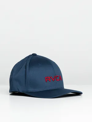 RVCA FLEXFIT HAT - DARK NAVY CLEARANCE
