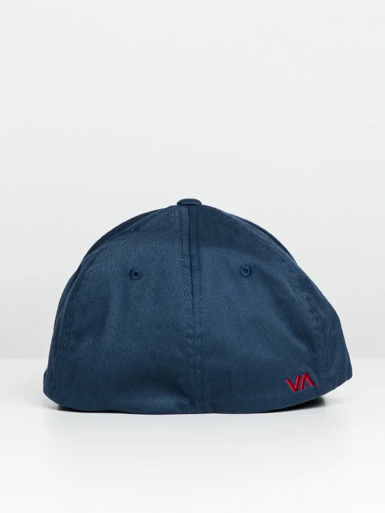 RVCA FLEXFIT HAT - DARK NAVY CLEARANCE