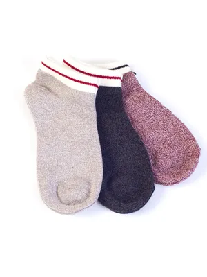 SCOUT & TRAIL COTTAGE LIFE ANKLE 3 PACK SOCKS