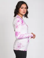 SANTA CRUZ HAND MURAL TIE DYE LONG SLEEVE TEE - CLEARANCE