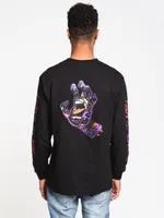 SANTA CRUZ HAND SPLATTER LONG SLEEVE T-SHIRT - CLEARANCE