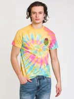 SANTA CRUZ CACTUS DOT TIE DYE T-SHIRT - CLEARANCE