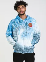 SANTA CRUZ CLASSIC DOT FULL ZIP HOODIE - CLEARANCE