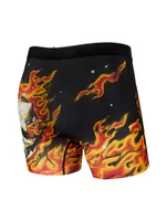 SAXX VOLT BOXER BRIEF - FLAME SKULL CLEARANCE