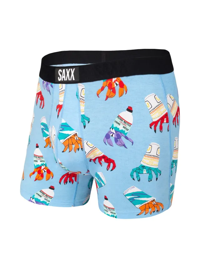 Boathouse SAXX ULTRA BOXER BRIEF - BLUE TRASH CRAB CLEARANCE