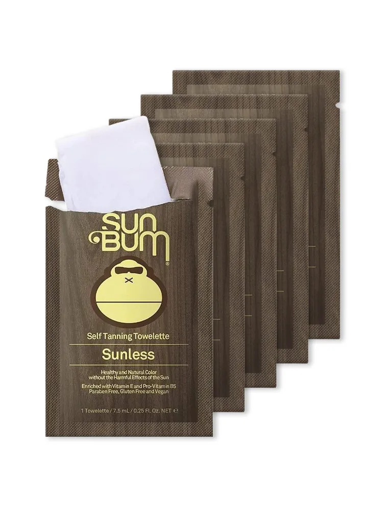 TOWELETTE DE BRONZAGE SANS SOLEIL 5PK - CLEARANCE