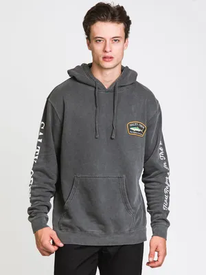 SALTY CREW PATCHY OVERDYED PULLOVER HOODIE - CLEARANCE