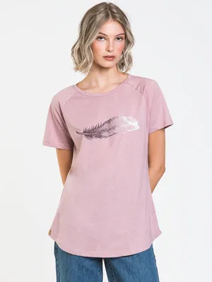 TENTREE FEATHERWAVE LOGO T-SHIRT - CLEARANCE