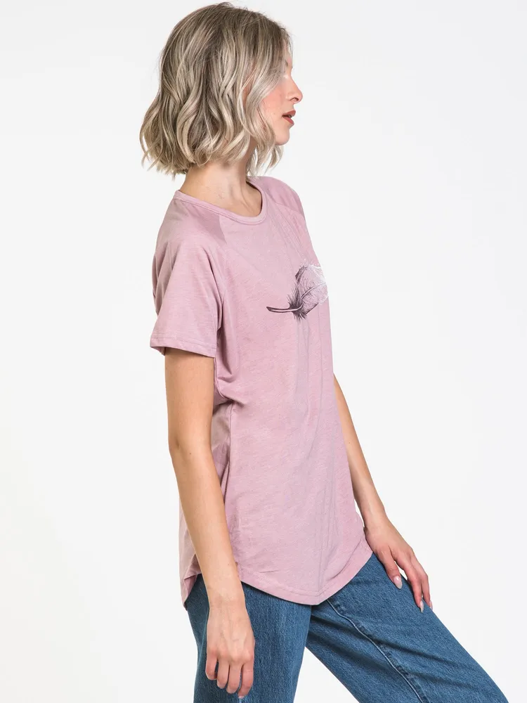 TENTREE FEATHERWAVE LOGO T-SHIRT - CLEARANCE