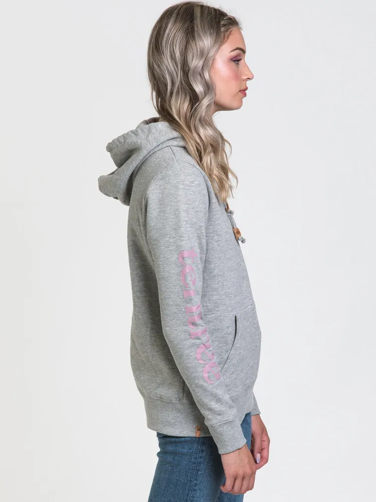 TENTREE ARC SLEEVE LEFT CHEST PRINT HOODIE - CLEARANCE