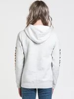 TENTREE LEFT CHEST ARC SLEEVE PRINT HOODIE - CLEARANCE