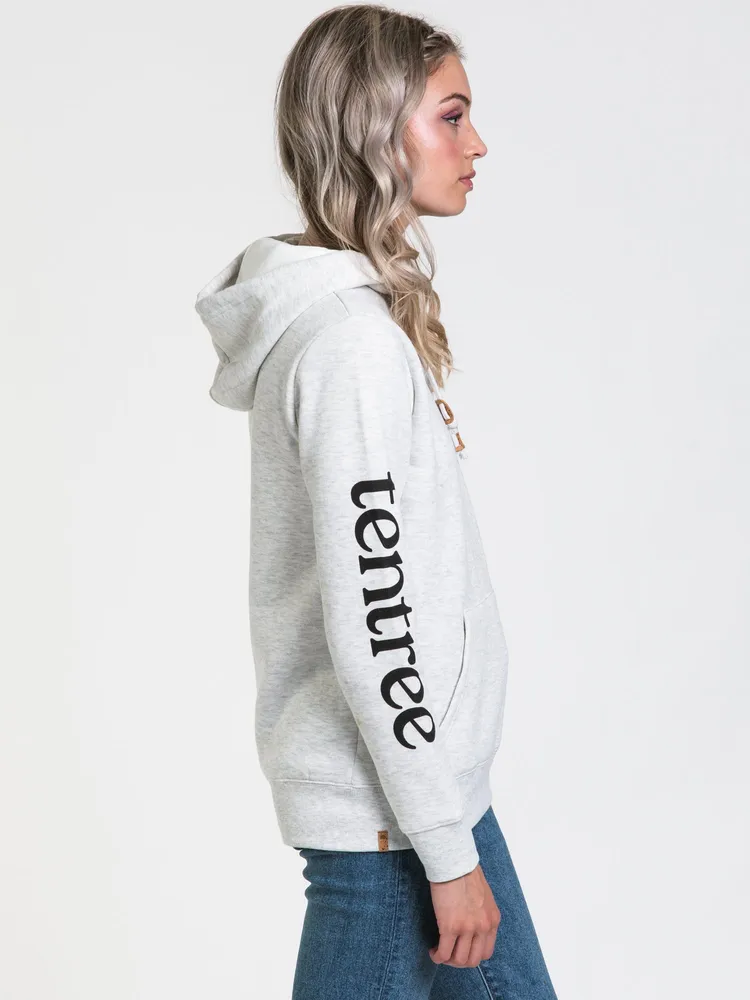 TENTREE LEFT CHEST ARC SLEEVE PRINT HOODIE - CLEARANCE