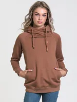 TENTREE BURNEY CORK SLEEVE EMBROIDERED HOODIE - CLEARANCE