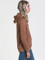 TENTREE BURNEY CORK SLEEVE EMBROIDERED HOODIE - CLEARANCE