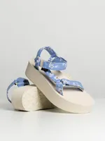 WOMENS TEVA GLORIOSA PERIWINKLE PLATFORM SANDALS - CLEARANCE