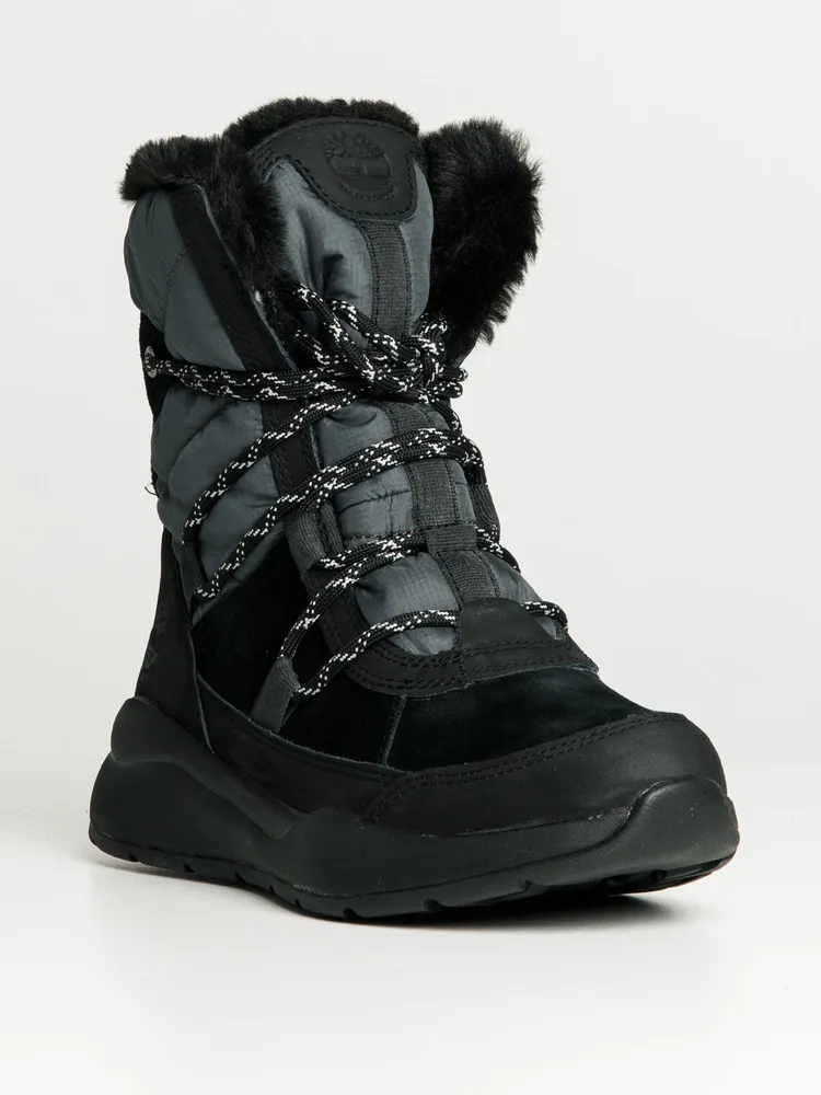 WOMENS TIMBERLAND BOROUGHS MID LACE-UP WINTER WATERPROOF BOOT