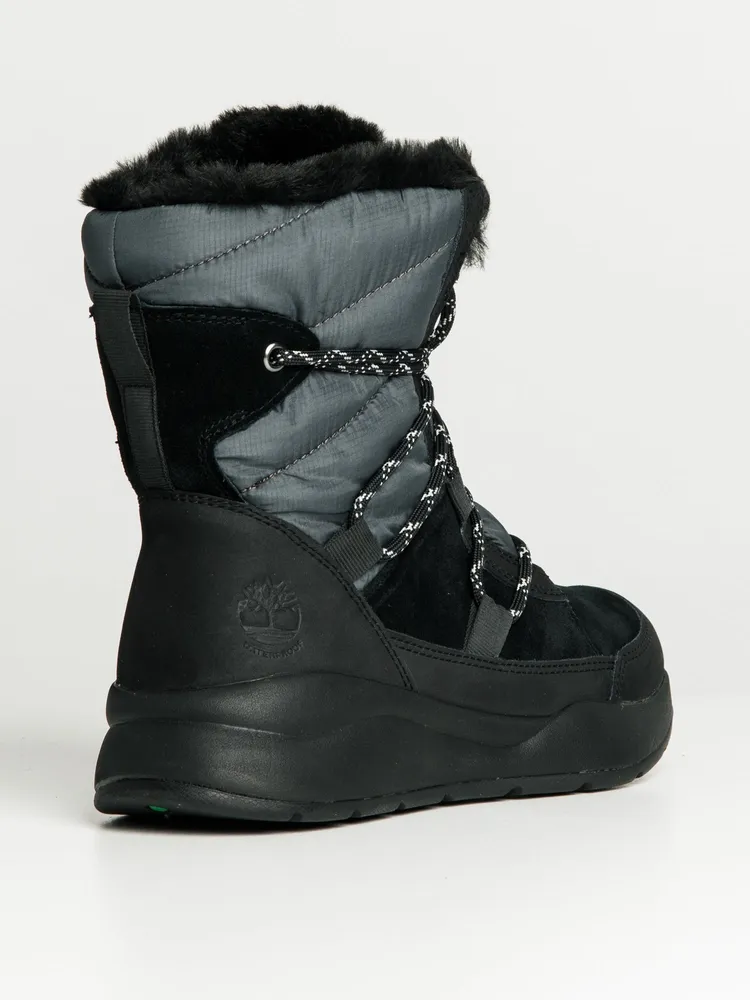 WOMENS TIMBERLAND BOROUGHS MID LACE-UP WINTER WATERPROOF BOOT