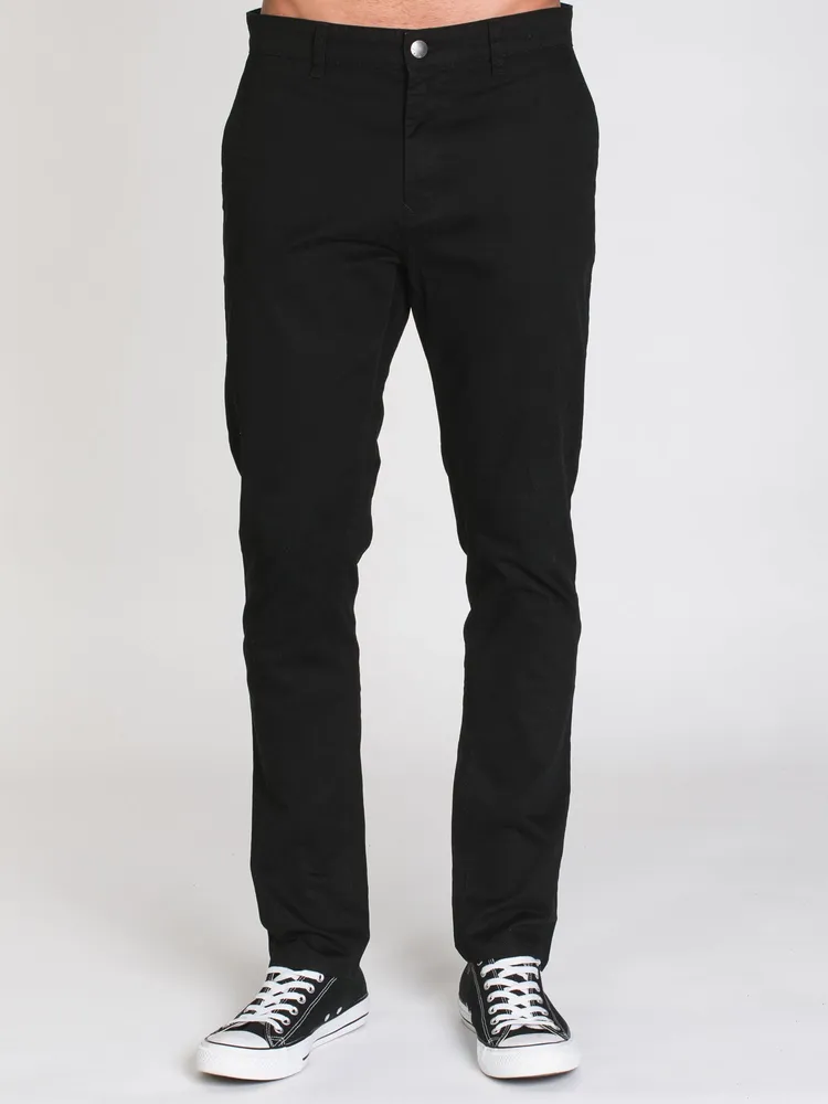 TAINTED SLIM CHINO - BLACK CLEARANCE