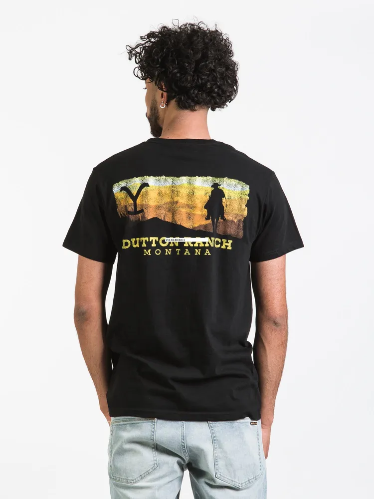 VISION11 DUTTON RANCH YELLOWSTONE SILHOUETTE T-SHIRT - CLEARANCE