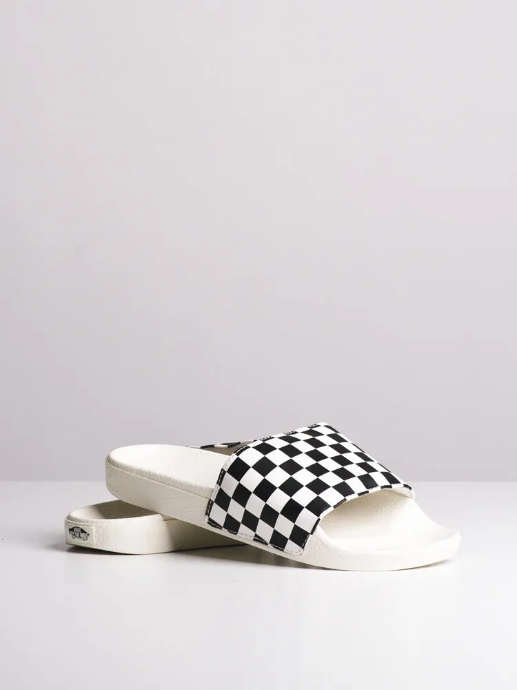 WOMENS VANS SLIDE ON CHECKERBOARD SANDALS - CLEARANCE