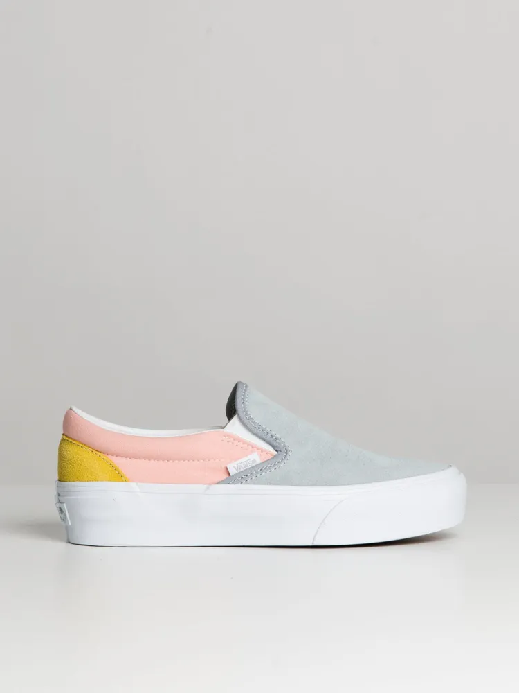 WOMENS VANS CLS SLIP ON PLATFORM CLRBLK - CLEARANCE