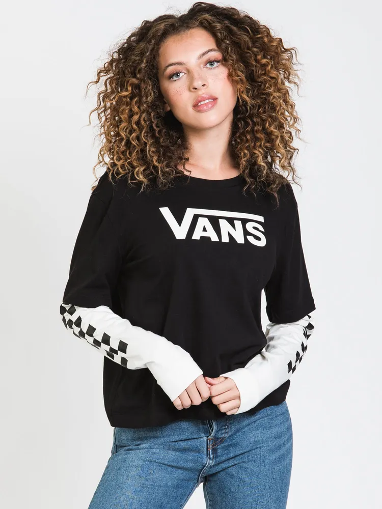 VANS SOLE WORLD LONG SLEEVE TEE - CLEARANCE