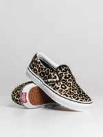 VANS KIDS CLASSIC SLIP ON LEOPARD SNEAKER - CLEARANCE