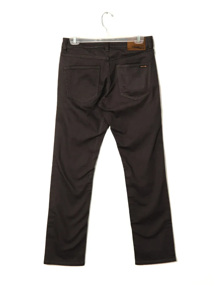 MENS VORTA 5POCKET SLUB - BLACK CLEARANCE