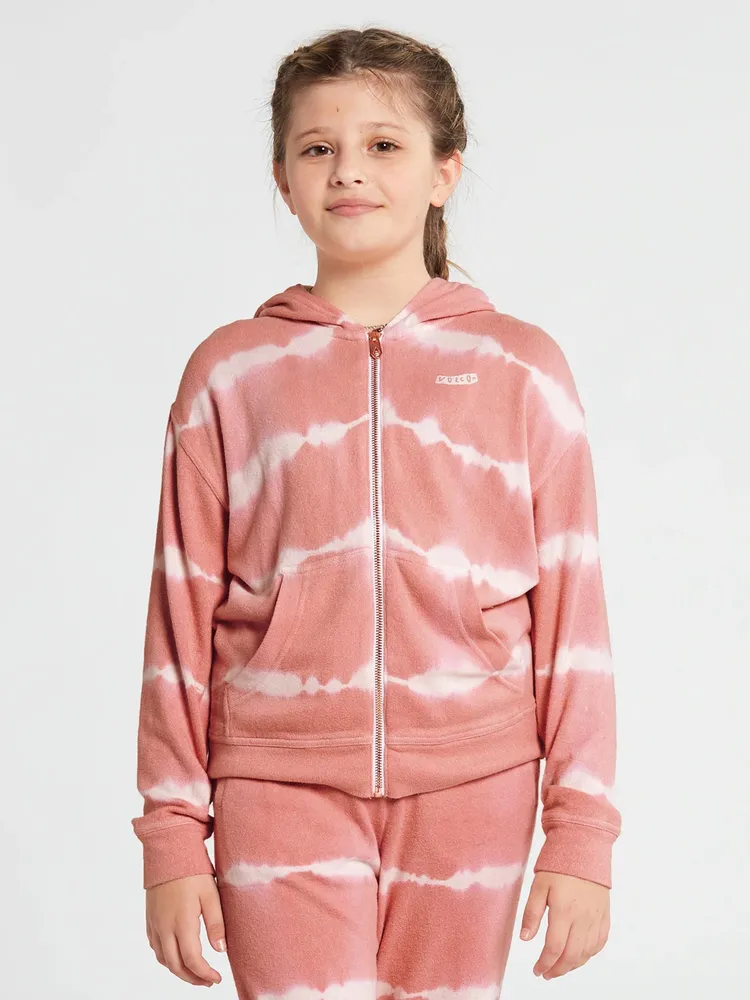 VOLCOM YOUTH GIRLS LIL ZIP FLEECE - CLEARANCE