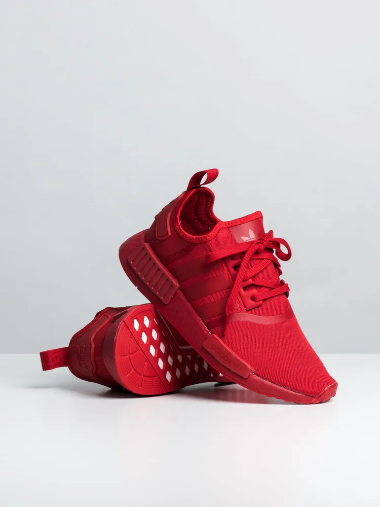 MENS ADIDAS NMD_R1 SNEAKERS - RED CLEARANCE