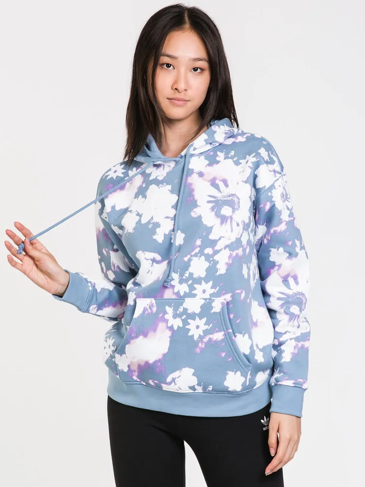 ADIDAS FLORAL PULLOVER HOODIE - CLEARANCE