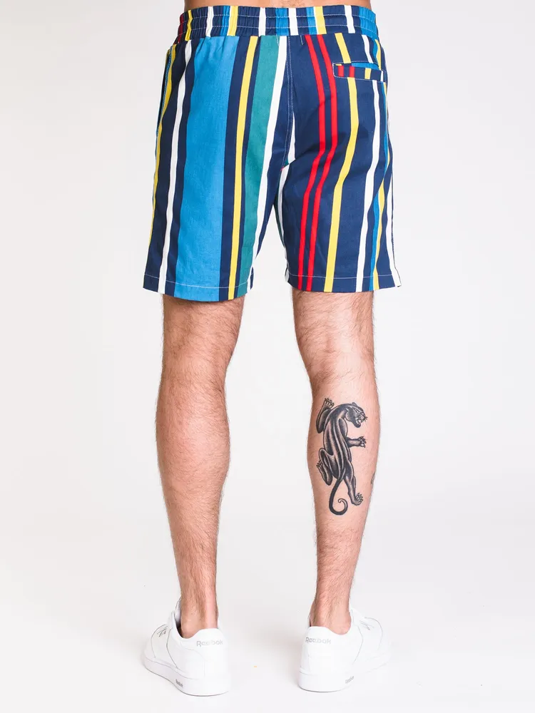 MENS UR EZ TWILL STRIPE SHORT - CLEARANCE