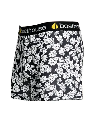 NOVELTY BOXER BRIEF - SMILEY FLOWERS CLEARANCE