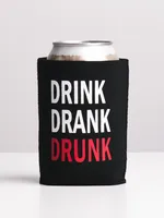 DRINK DRANK DRUNK BEER KOOZIE- CLEARANCE