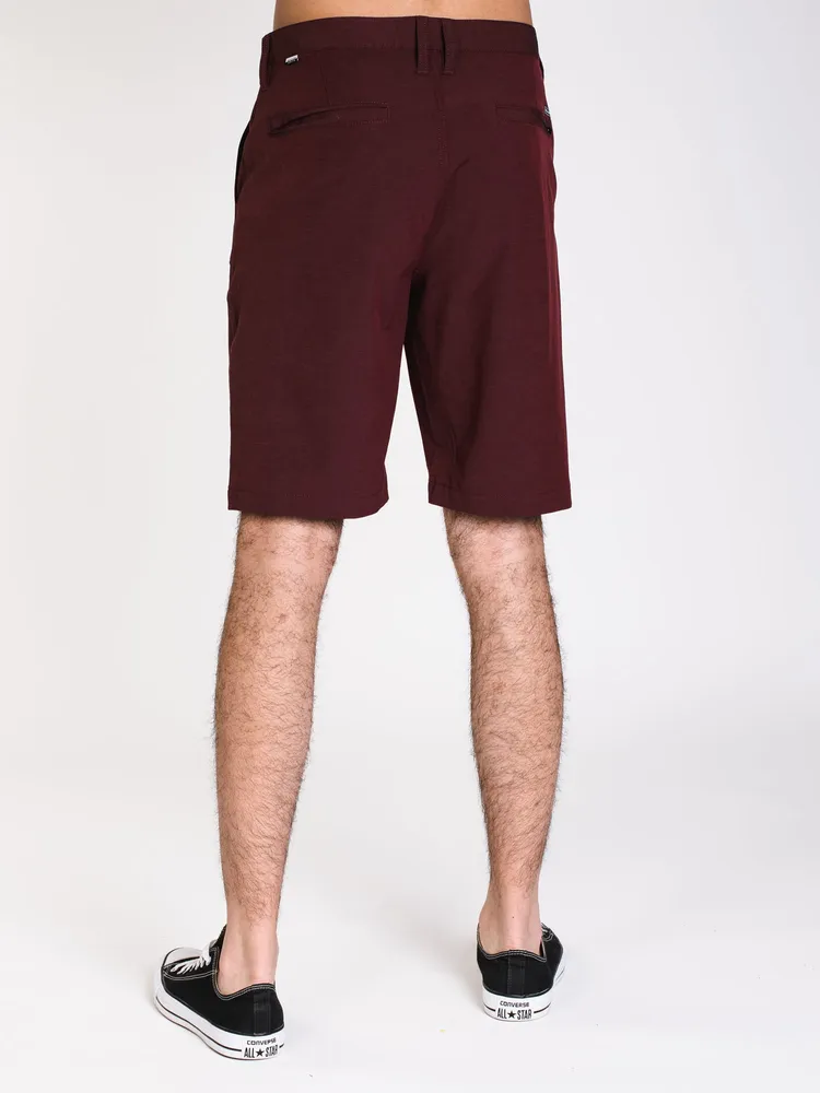 MENS CROSSFIRE X SHORT - BURGUNDY CLEARANCE