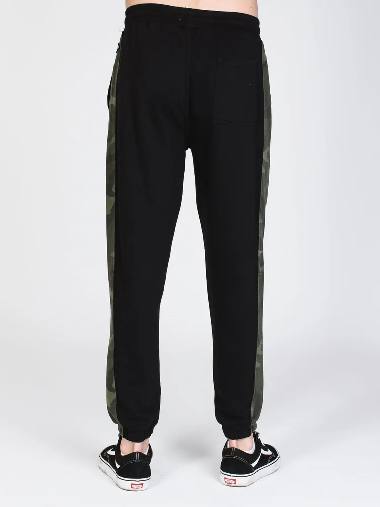 MENS WAVE WASHED PANT - BLACK/CAMO CLEARANCE