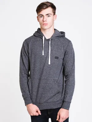 MENS ALL DAY PULLOVER HOODIE - BLACK CLEARANCE