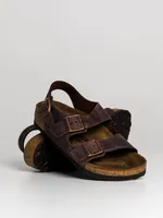 WOMENS BIRKENSTOCK MILANO OILED LEATHER REGULAR SANDALS - CLEARANCE