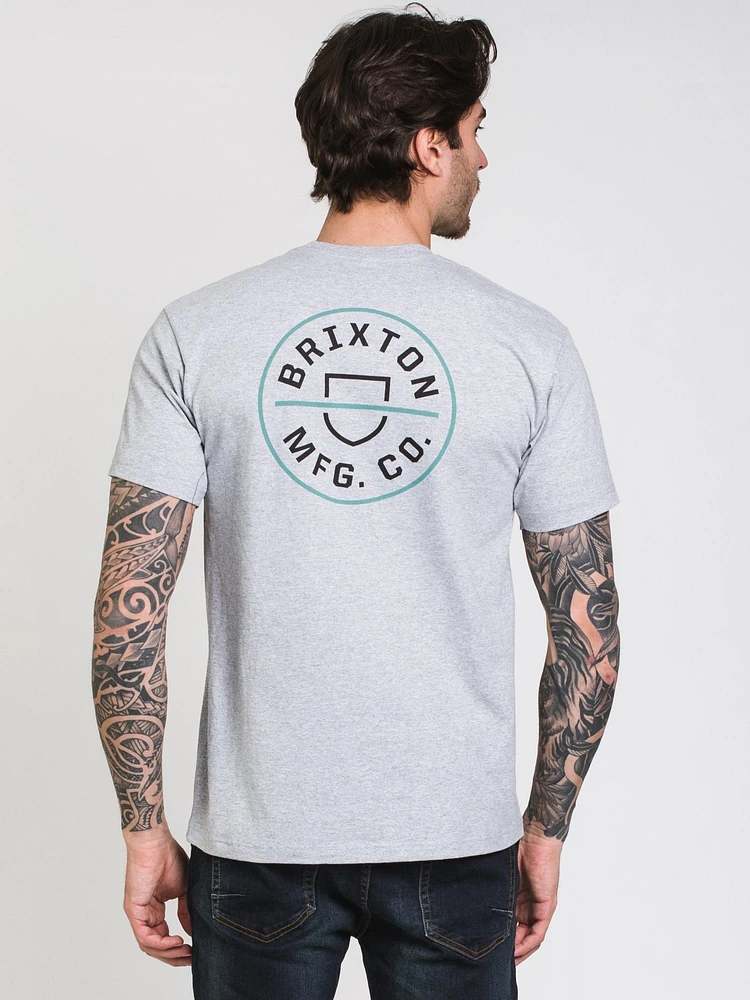 BRIXTON CREST II SHORT SLEEVE TEE - CLEARANCE