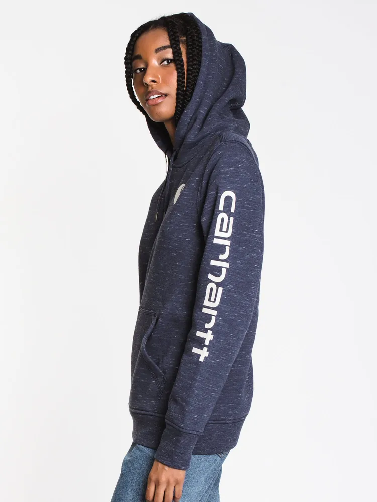 CARHARTT CLARKSBURG LOGO PULLOVER HOODIE - CLEARANCE